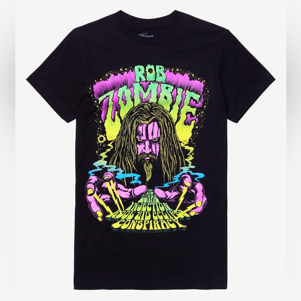 NWT Rob Zombie The Lunar Injection Kool Aid Eclipse Conspiracy T-Shirt Size M